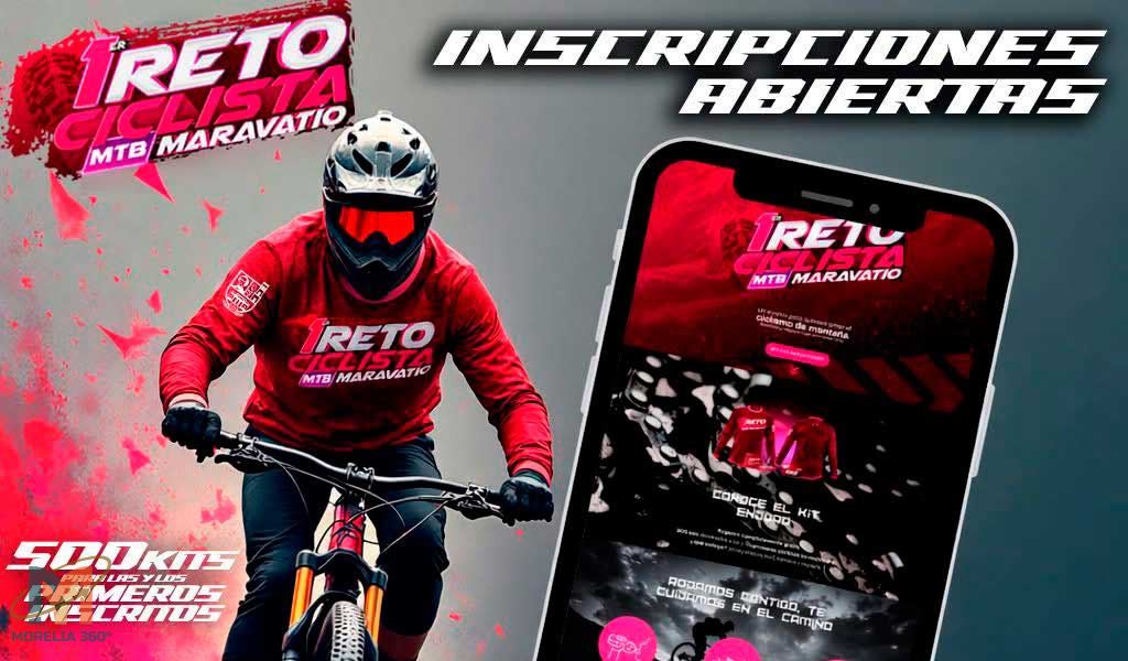 Abren inscripciones gratuitas para el Primer Reto MTB Maravatío