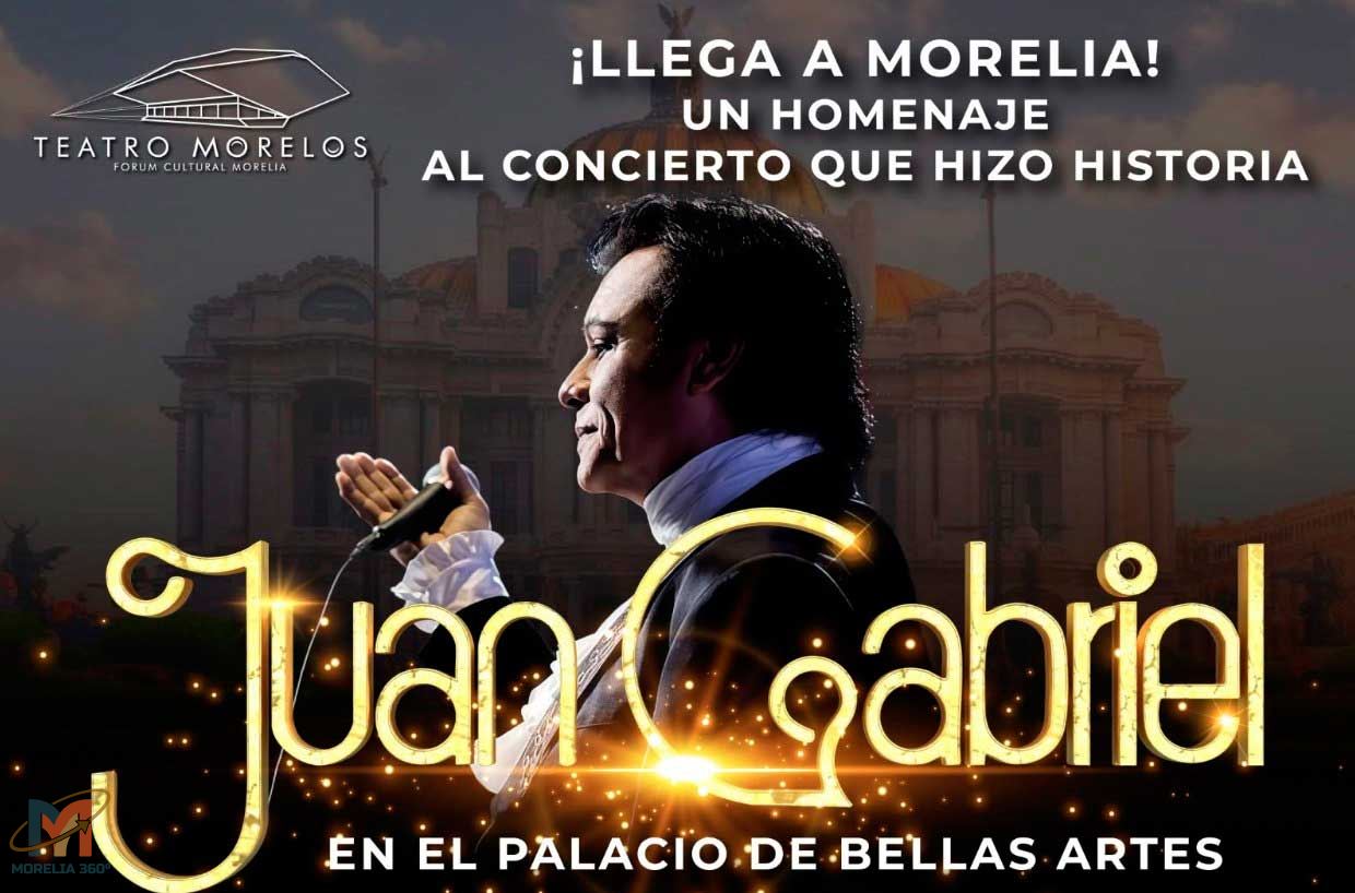 Morelia rendirá homenaje a Juan Gabriel con concierto de gala en el Teatro Morelos
