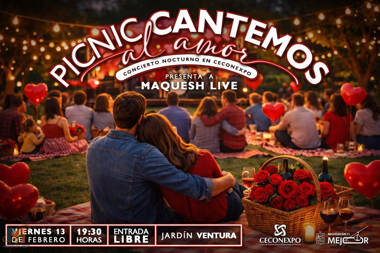 Picnic Cantemos al Amor llenará de música y romance el Ceconexpo