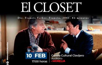 El Closet llega a la Videoteca María Rojo como homenaje a Daniel Auteuil
