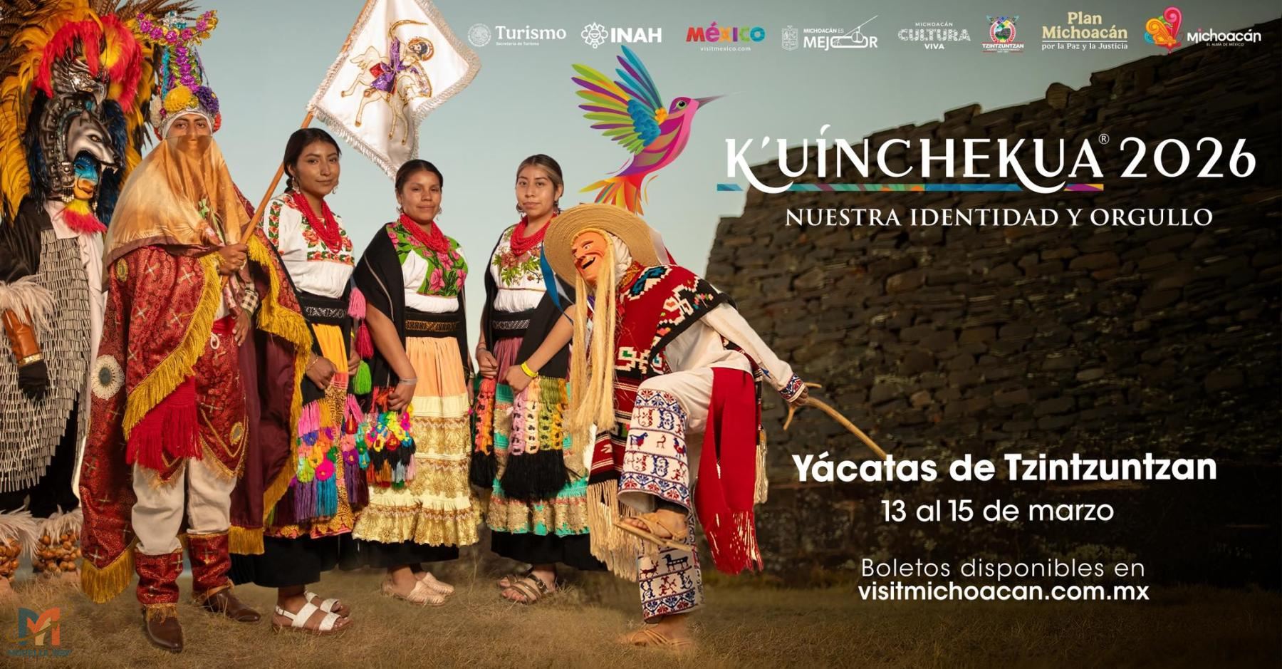 K’uínchekua 2026 celebrará las Fiestas Patronales en las Yácatas de Tzintzuntzan