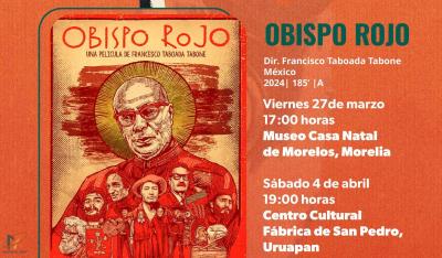 78 Muestra Internacional de Cine presenta “Obispo Rojo”
