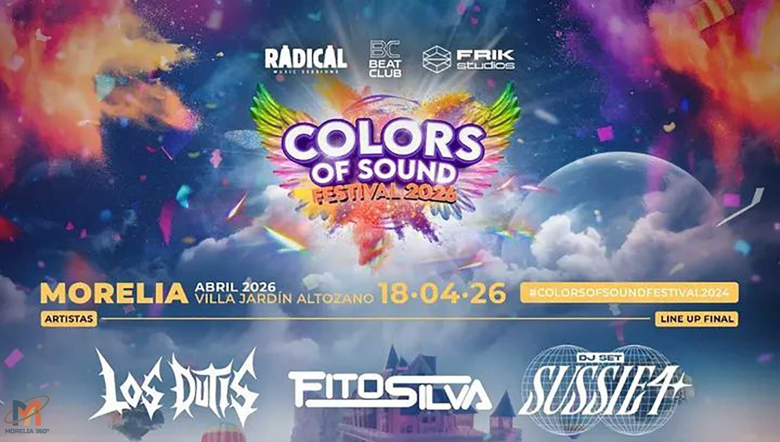 Todo listo para el Colors of Sound Festival 2026