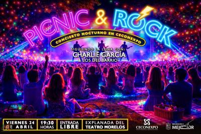 Morelia vibra con Picnic and Rock