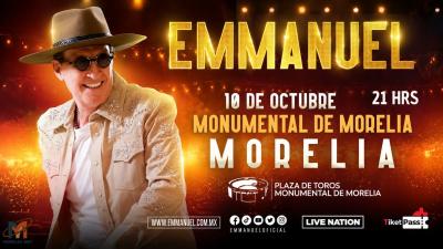 Emmanuel ofrecerá concierto en Morelia el próximo 10 de octubre