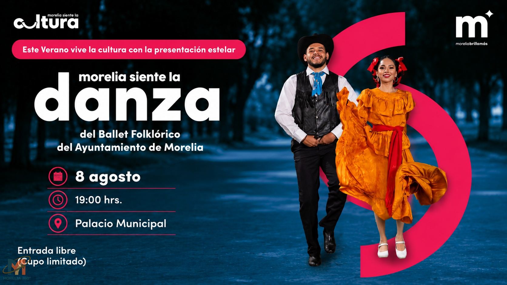 Morelia celebrará la riqueza de la danza mexicana con una presentación gratuita del Ballet Folklórico Municipal