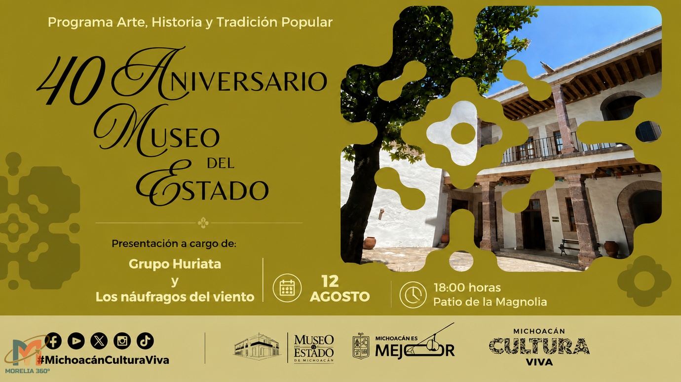 Museo del Estado celebra 40 años con una jornada de arte, historia y tradición popular