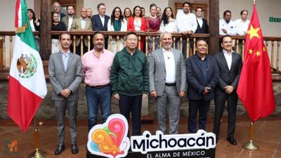 Michoacán fortalece vínculos con China para impulsar turismo e intercambio cultural