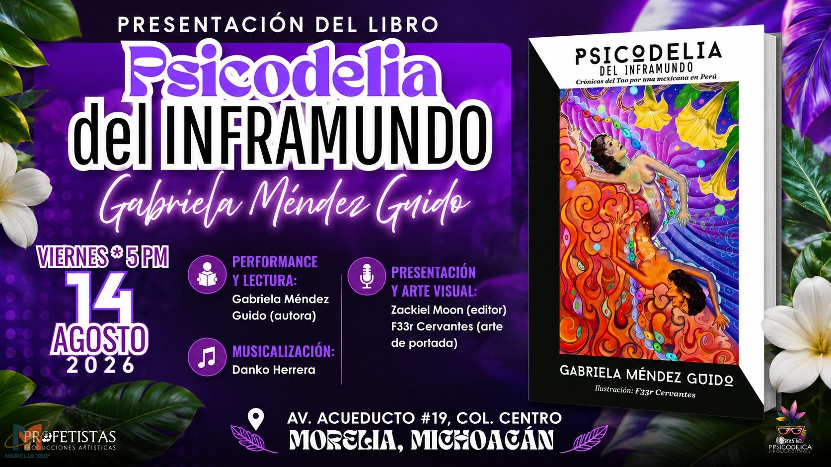 Presentarán “Psicodelia del Inframundo” en Morelia