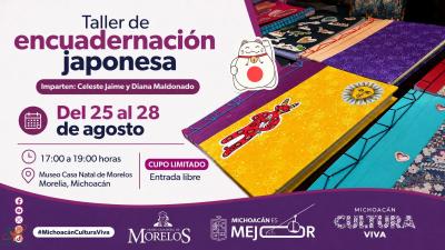 Taller de Encuadernación Japonesa invita a crear con las manos
