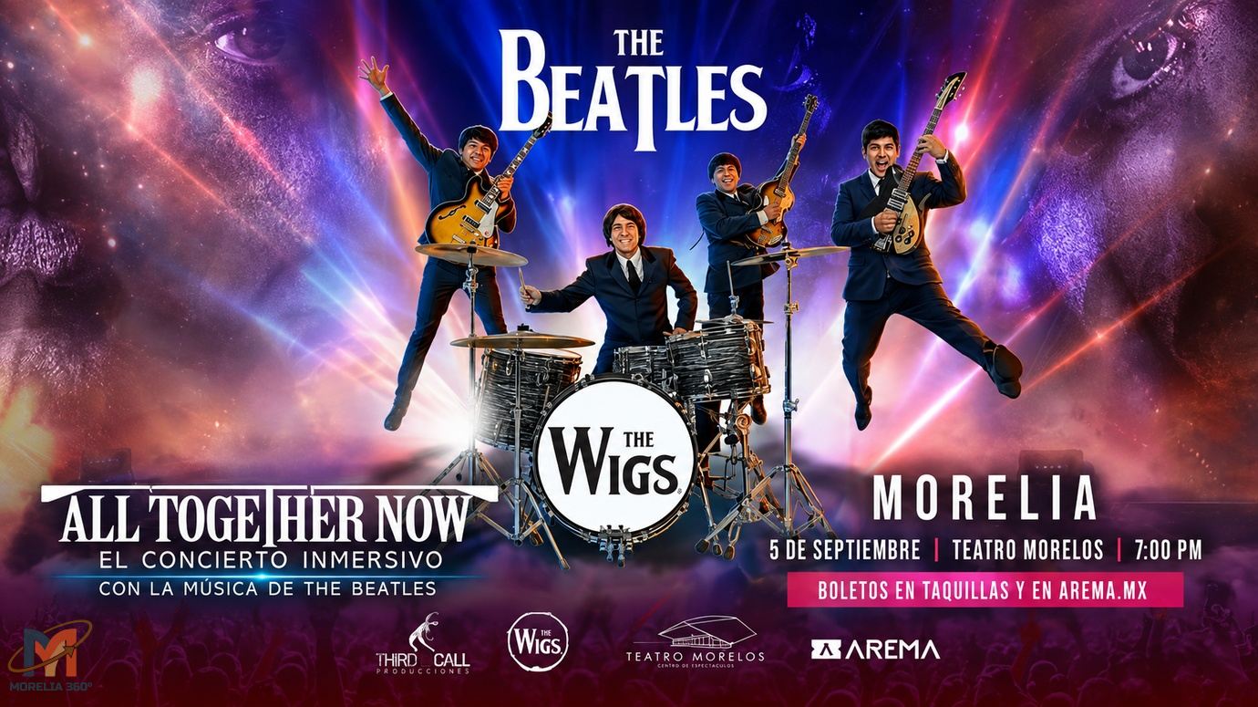 All Together Now: The Beatles llegan a Morelia con un concierto inmersivo