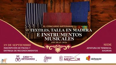 Ahuiran celebrará 40 años de tradición y talento artesanal con su XL Concurso Artesanal
