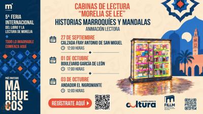 “Historias marroquíes y mandalas” acercará la cultura de Marruecos a lectores de Morelia