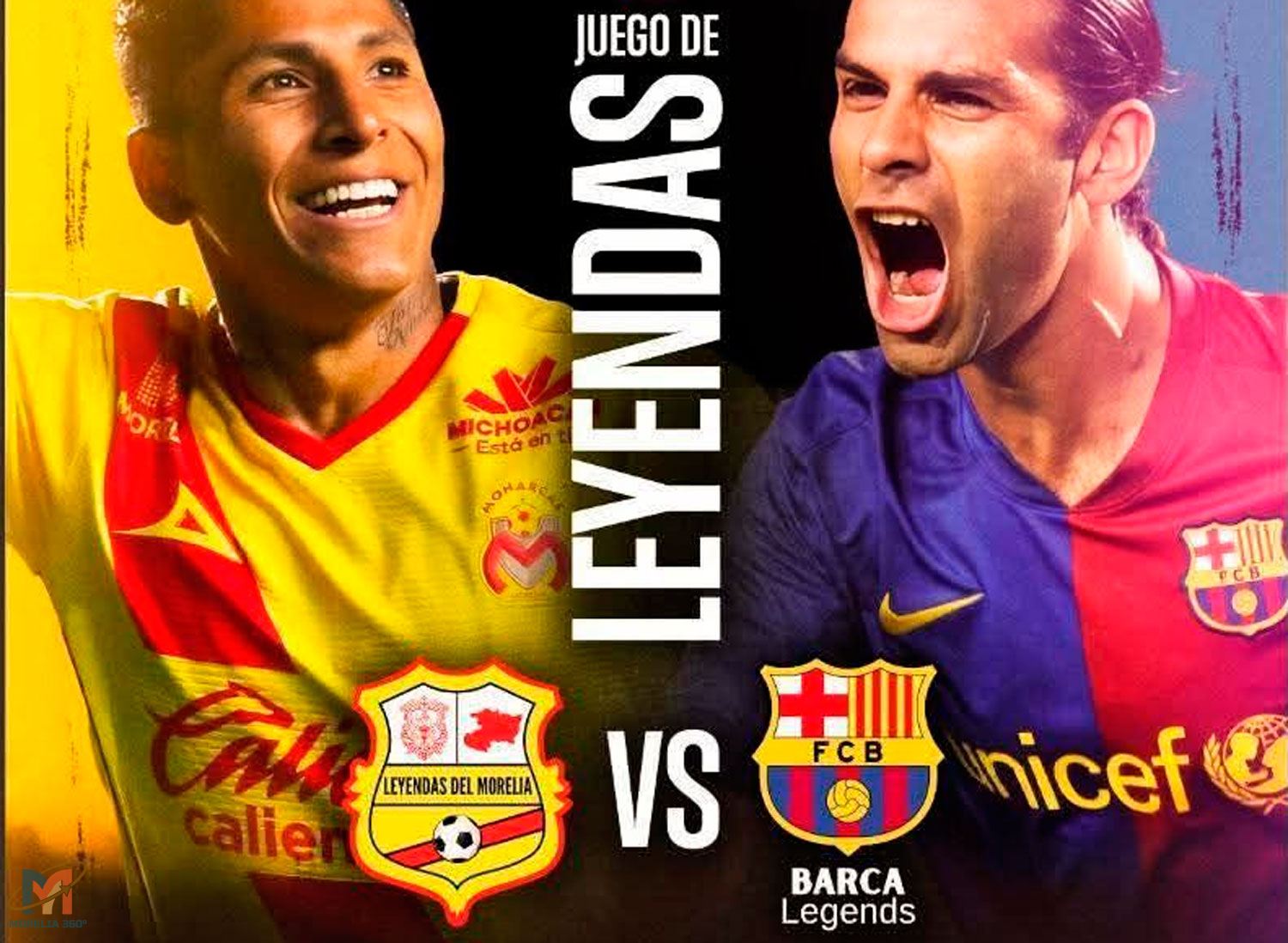 Leyendas del FC Barcelona VS Leyendas de Monarcas