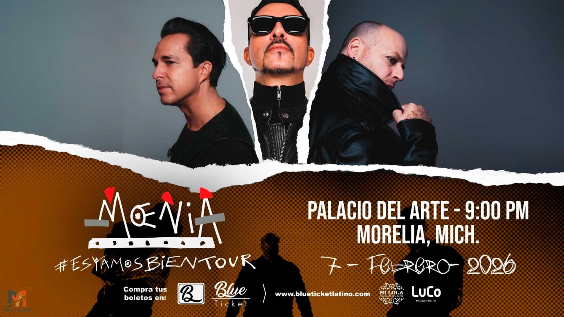 Moenia regresa a Morelia con el “Estamos Bien Tour”