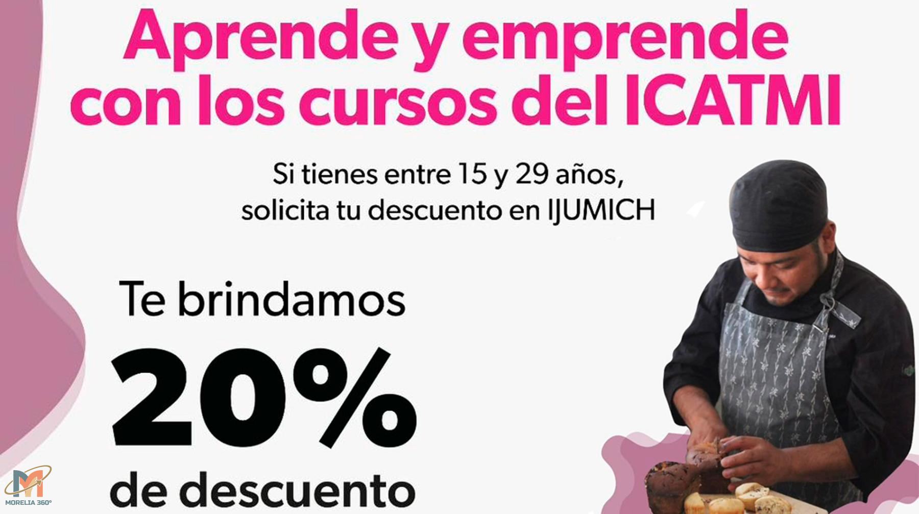 Jóvenes de Michoacán obtienen 20% de descuento en cursos del ICATMI