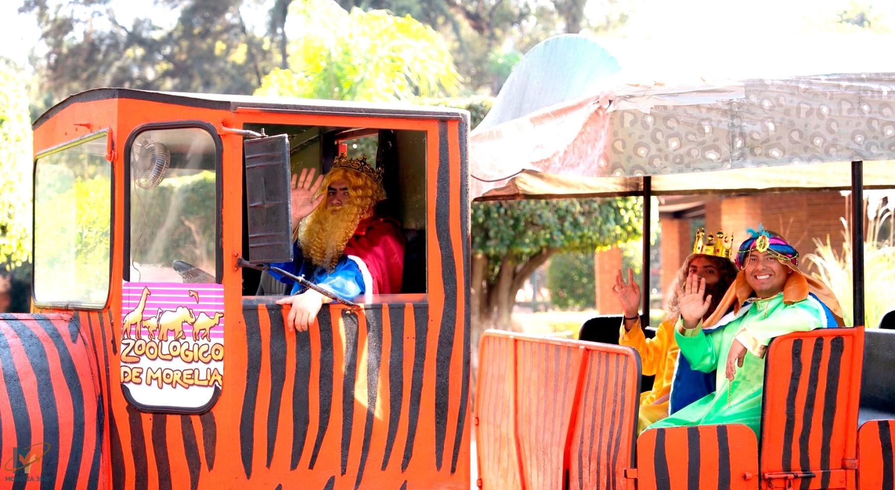 Los Reyes Magos llenan de magia el Zoológico de Morelia