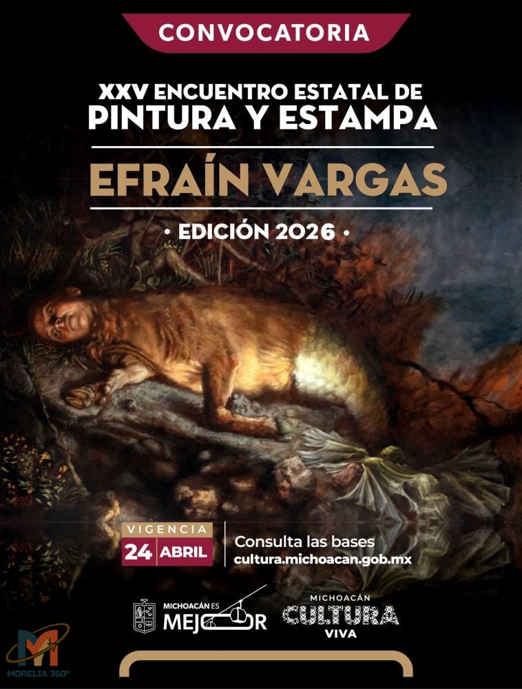 Convocan al XXV Encuentro Estatal de Pintura y Estampa “Efraín Vargas” 2026